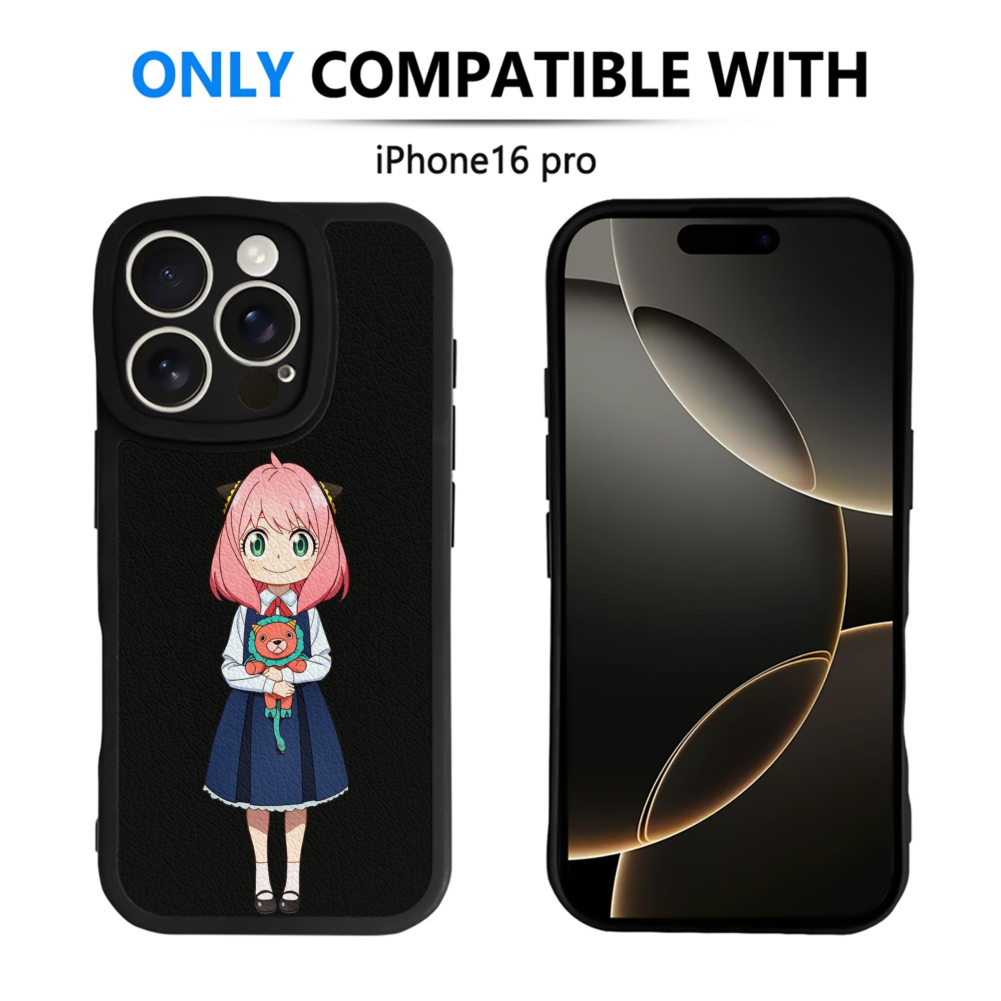 （画像用） SPY×FAMILY间谍家家酒 【iPhone 16シリーズ対応】シリコンスマホケース（レザー調） 材質：シリコン